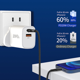 20 Вт 2 порта зарядное устройство PD-A2008-02